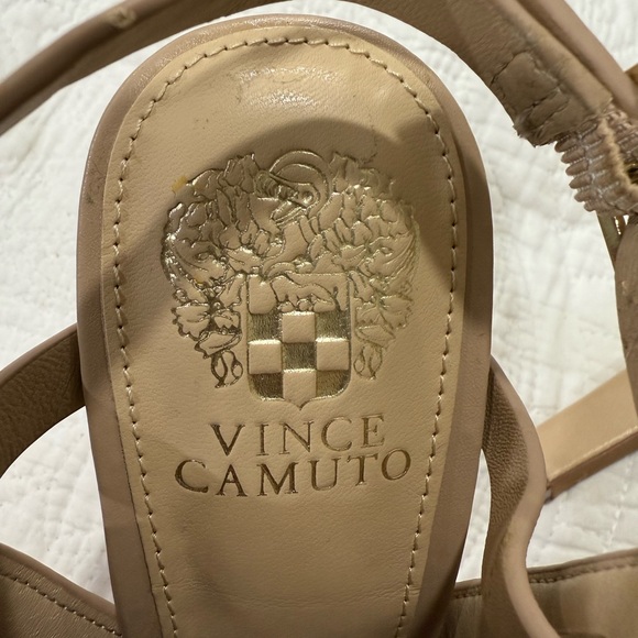 Vince Camuto Naveah Nude Leather
Slingback Heels - Picture 6 of 8